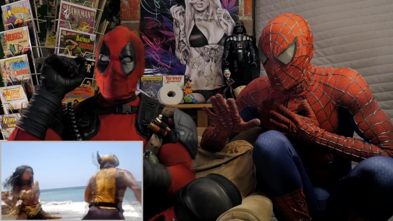 Реакционный спандекс росомаха против чудо женщины | озвучка indub