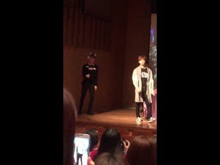 [fancam] 151026 yugyeom & jb @ bundang fansign