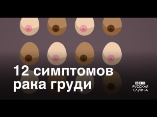 12 симптомов рака груди