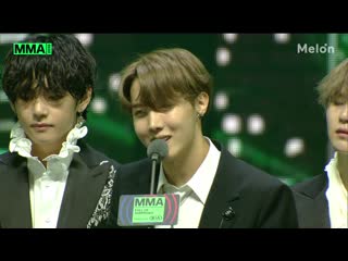 191130 2019 멜론뮤직어워드 방탄소년단 올해의 아티스트상 수상 cut by 시잎새