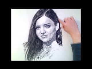 48 lovely miranda kerr in charcoal speed drawing