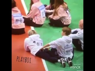 [20170116] monsta x fancam @ idol star athletics championships 2017