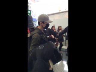 [fancam] 160114 @ arrival at hongkong