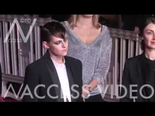 Kristen stewart on the red carpet for the premiere of un couteau dans le coeur in cannes