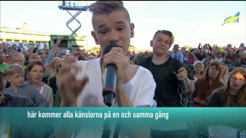 Marcus and martinus, sanna nielsen and the audience–här kommer alla känslorna (allsång på skansen)