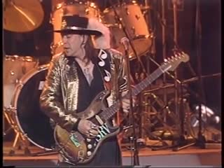 Stevie ray vaughan the american caravan, lonnie mack 1986