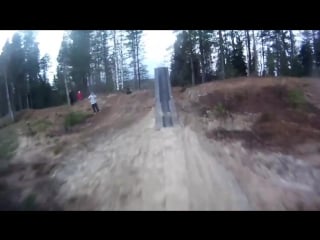 Stuntfreaksteam antti pendikainen motocross base jump from 40m