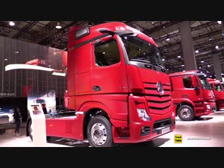 2019 mercedes actros 1846 ls 460hp tractor exterior and interior walkaround 2019 iaa hannover