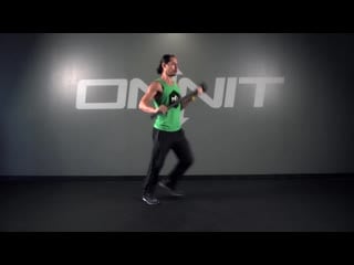 38 alternating switch lunge steel mace exercise