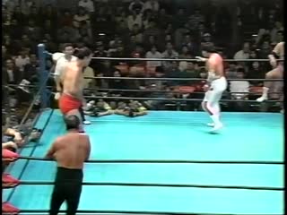 Giant baba/rusher kimura/mitsuo momota vs haruka eigen/masanobu fuchi/tsuyoshi kikuchi