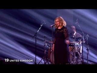 Adele rolling in the deep (united kingdom) | live at eurogp 2020 second semifinal