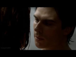 The vampire diaries 3x17 damon and sage in the shower scene [hd, 720p]