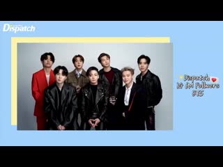 Bts's celebratory message for dispatch's instagram