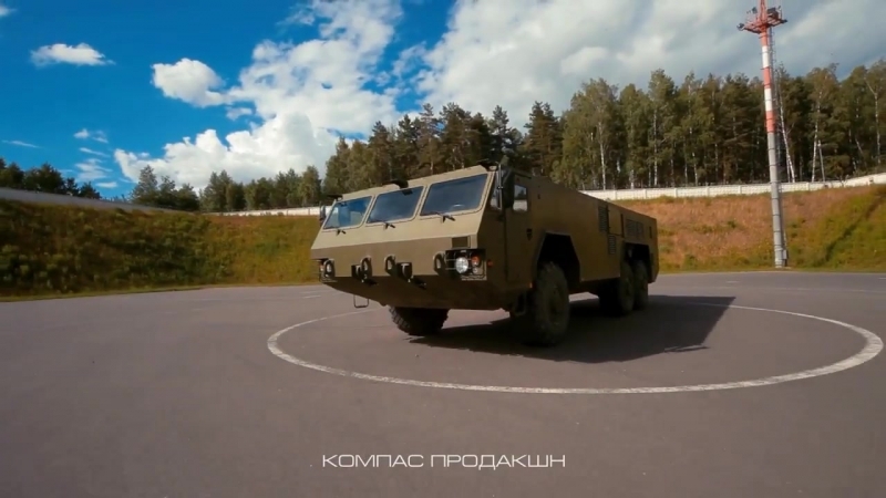 Специальное колёсное шасси мзкт 6922 (6х6)