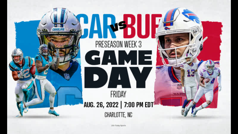 Nfl 2022 preseason w3 buffalo bills vs carolina panthers