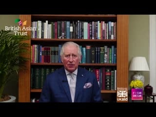 Hrh the prince of wales supports the british asian trust's 'if i can, she can' appeal