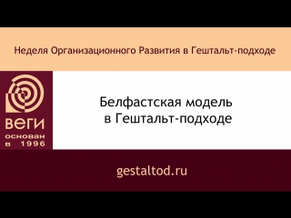 Белфастская модель в гештальт подходе создана шоном гаффни (sean gaffney)