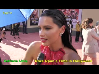 Adriana lima на премьере фильма "однажды в голливуде" ("once upon a time in hollywood") лос анджелес 22 июля 2019 года
