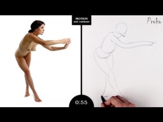 Proko figure drawing fundamentals 01 gesture gesture quicksketch 2 minute pose (3)