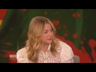 20190301 the talk @chloegmoretz is here to talk about her new film "greta"