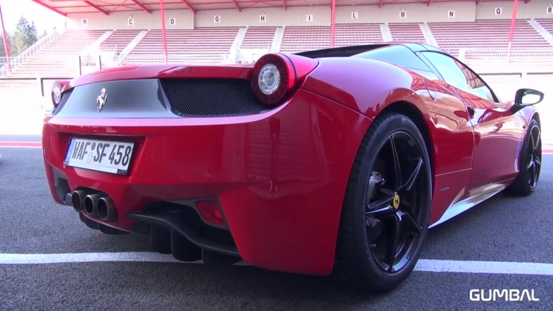 Ferrari 458 speciale 458 spider w custom titanium exhaust!