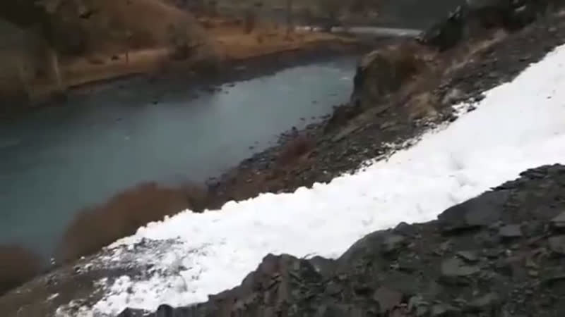Сход лавины в тляратинском районе дагестана