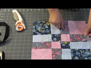 How to make the double disappearing nine patch