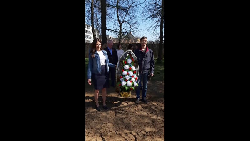 Live возложение венков к памятнику воинам мурыгинцам