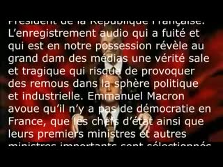 Les fuites wikileaks sur macron et bilderberg, attali etc (2)