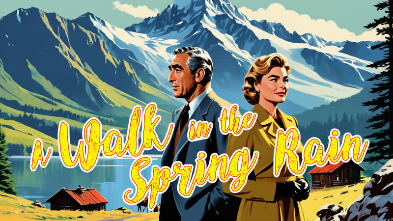 1970 прогулка под весенним дождем / a walk in the spring rain