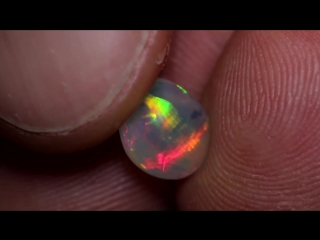 Opal gemstone from lightning ridge australia