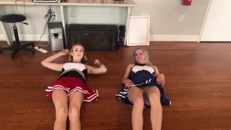 Upskirts porn video – Cheerleaders exercise upskirts