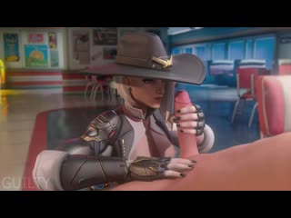 Ashe handjob; masturbation; oral sex; licking; minet; blowjob; 3d sex porno hentai; [overwatch]