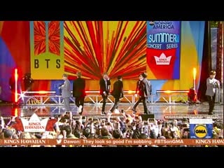 190515 bts perform fire live on gma