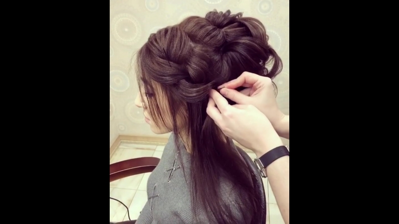 Вечерняя причёска