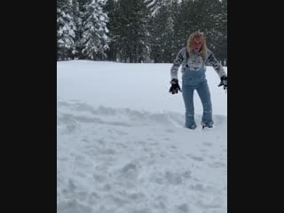 Sophie turner joejonas instagram mammoth lakes, california