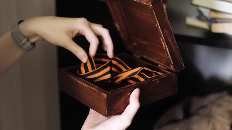 Ролик георгиевская ленточка