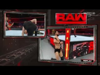 |wm| samoa joe & kevin owens vs seth rollins & finn balor raw