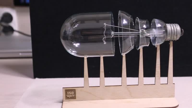Как разрезать лампочку разрезаем лампочку лазером
