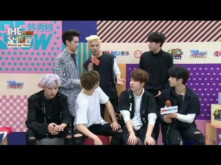 161011 warm up time with got7 @ minilive <the show>