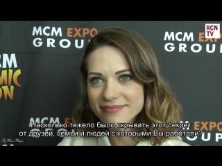 Lyndsy fonseca interview how i met you mother kick ass 3 [rus sub]