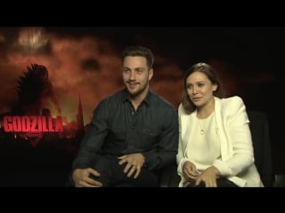 «годзилла» интервью элизабет и аарона