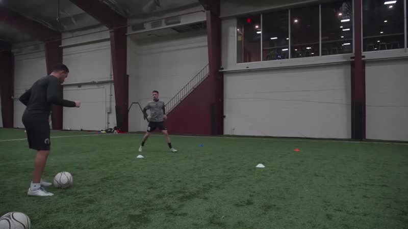 Football soccer drills to improve speed first touch passing dribbling