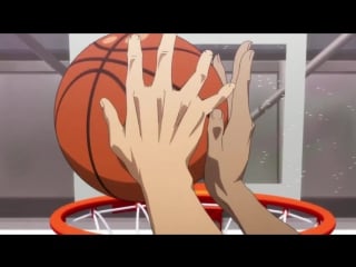 [анимович] kagami taiga vs aomine daiki (момент из аниме kuroko no basket 2nd season)