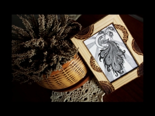 Дудлинг и выжигание (пирография) doodle and pyrography