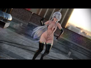 Mmd r 18 [erotic] haku black suit pink cat author orion dobledosis