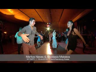 Markos nieves & anastasia makeeva || ny party