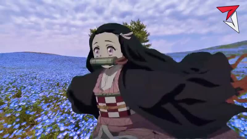 Бег незуко камадо / nezuko running meme (demon slayer)