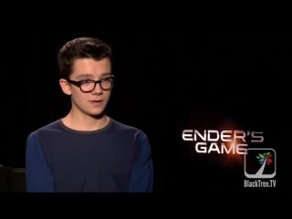 Asa butterfield interview for enders game