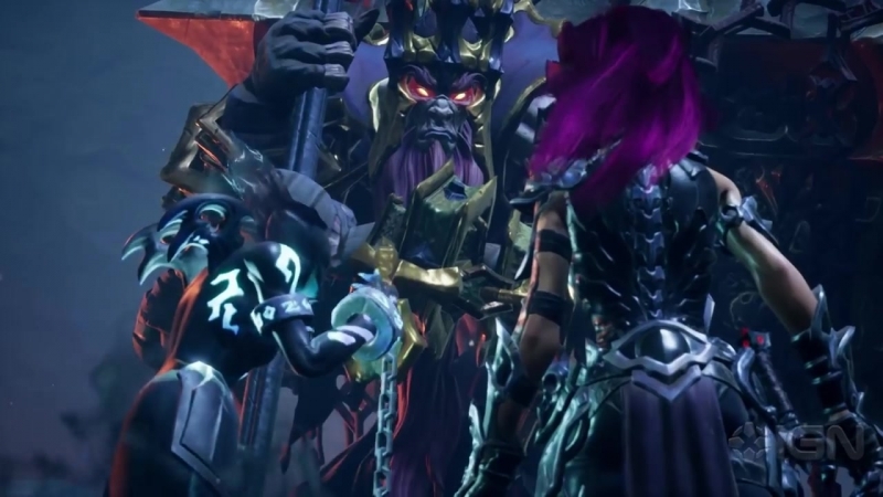 Darksiders 3 cutscene see fury get her flame fury form ign first